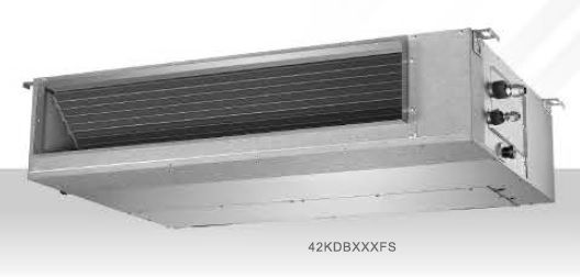 (image for) 開利 42KDB012FS/38KUS012FS 一匹半 風喉式 冷氣機 (淨冷)