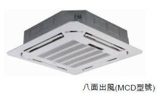 (image for) 美的 MCD-48HRN1-Q 五匹 藏天花式分體式冷氣機 (八面出風/冷暖)