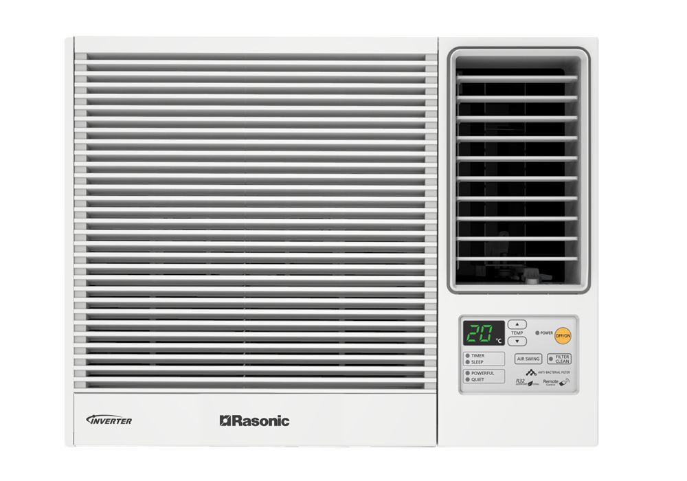 (image for) Rasonic RC-HZ240Z 2.5HP Inverter Heating/Cooling Window Air Conditioner (Remote Control)
