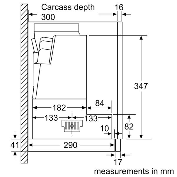 (image for) Bosch DFS097A51B 36" Telescopic Cooker Hood (Silver metallic colour)