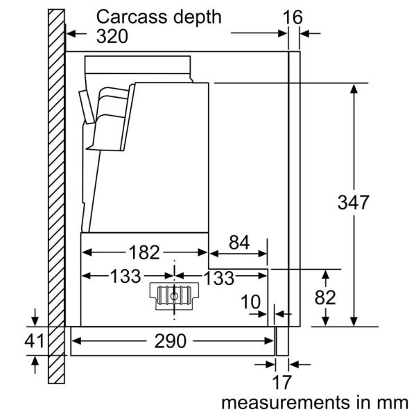 (image for) Bosch DFS097A51B 36" Telescopic Cooker Hood (Silver metallic colour)