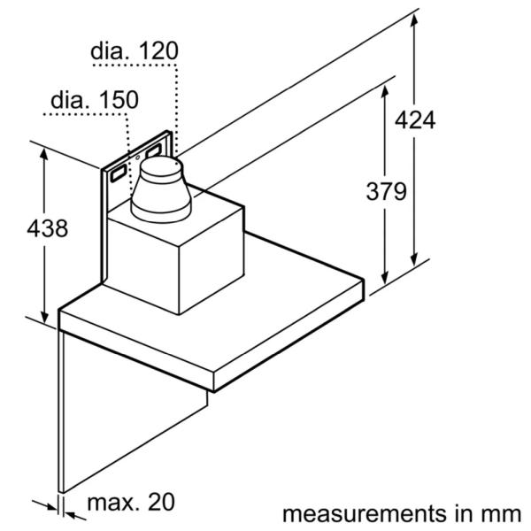 (image for) 博西華 DWB91PR50B 36吋 掛牆式抽油煙機 (不銹鋼色)
