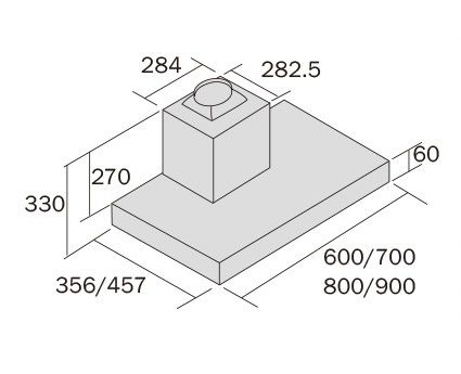 (image for) 德國寶 RDC-7356 28吋 煙囪式抽油煙機 (變頻摩打 / 電熱除油)