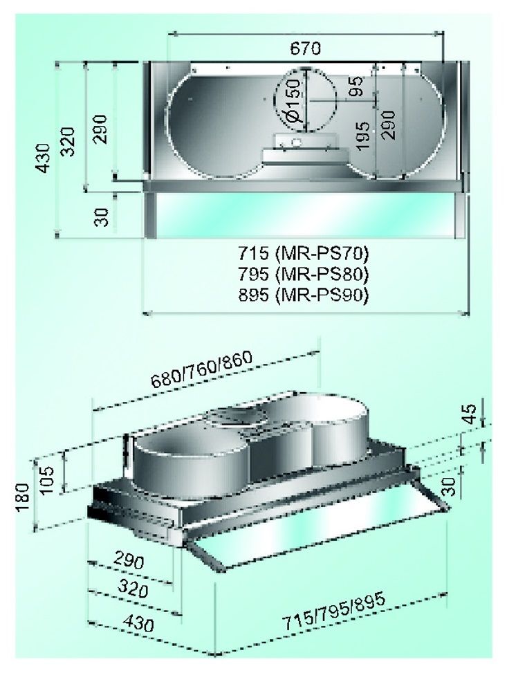(image for) Misoko MR-PS90 36" Japanese Rangehood - Click Image to Close