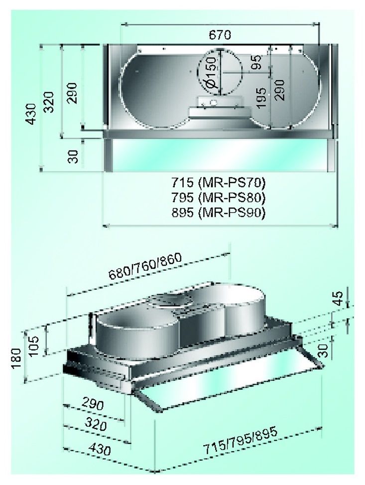 (image for) Misoko MR-PS90 36" Japanese Rangehood