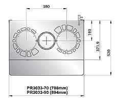 (image for) Pacific PR-3033-S90 36-inch Cookerhood (Stainless steel)