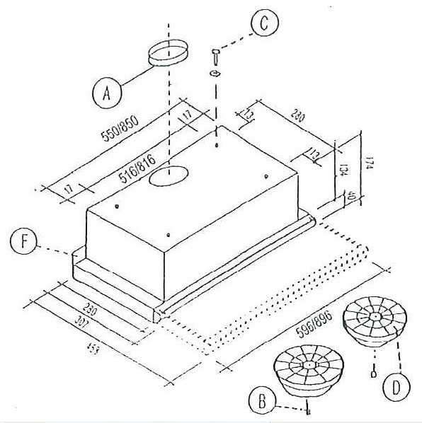 (image for) Philco GH609 36-inch Telescopic Cookerhood