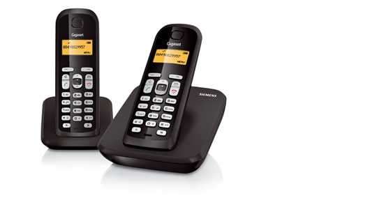 (image for) Siemens Gigaset AS300 DUO Digital Cordless Phone (German made) - Click Image to Close