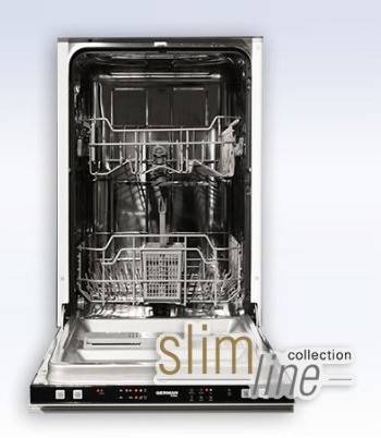 (image for) German Pool DWH-121 Slim Line Built-in Dishwasher (Width: 450mm) - Click Image to Close