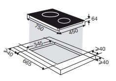 (image for) 白朗 BPI6230BL 3600瓦 嵌入式 雙頭電磁爐 (法國製造)