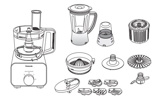 (image for) 樂聲 MK-F500 食物處理器