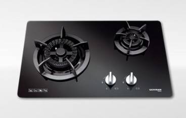 (image for) German Pool GP12-2M Twin-Burner Gas Hob (TownGas or LP Gas)