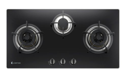 (image for) Lighting LGC03CNL Built-in Three Burner Gas Hob (LP Gas)