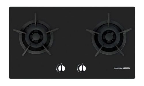 (image for) Sakura G2522B Built-in Twin Burner Gas Hob (LPG OR TownGas / Made in Taiwan)