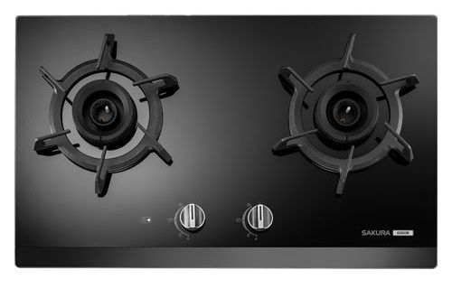 (image for) Sakura G2923B Built-in Twin Burner Gas Hob (LPG OR TownGas / Made in Taiwan)