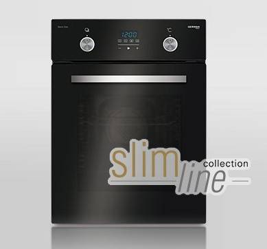 (image for) German Pool EVB-120 55-Litre Slim Line Built-in Oven (Width: 450mm)