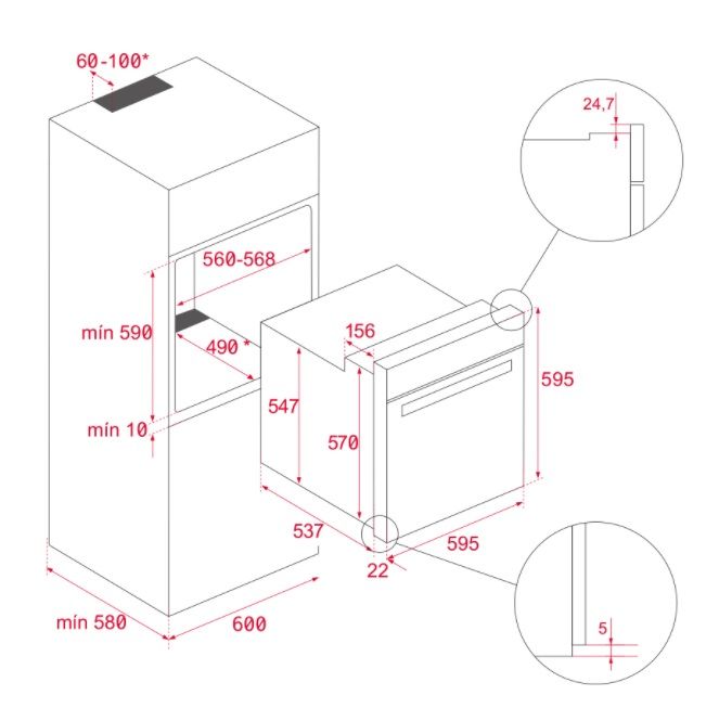 (image for) Teka SteakMaster 63公升 嵌入式 多功能 電焗爐 (慢煮鑄鐵烤焗)