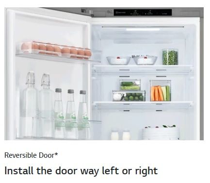 (image for) LG M310SB1 306L 2-door Refrigerator (Bottom Freezer)