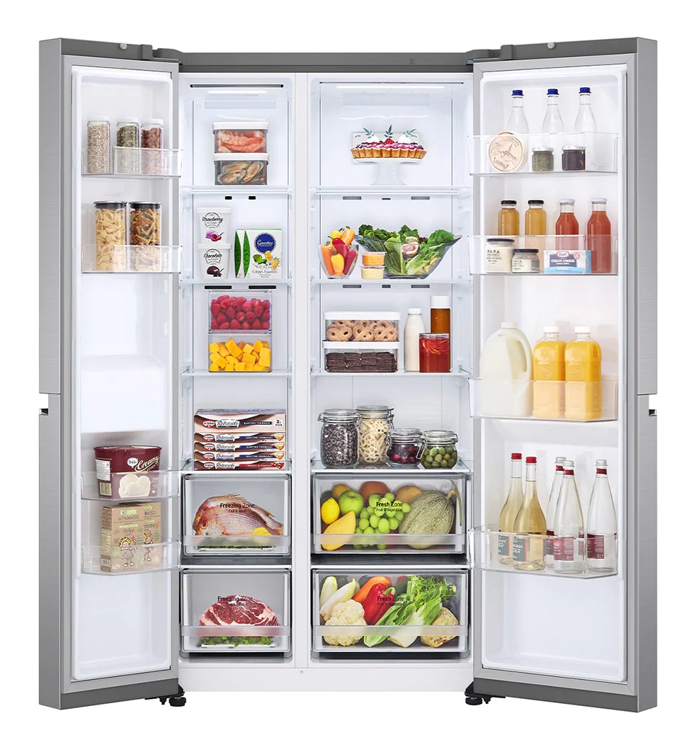 (image for) LG S651S16A 647L Side By Side Refrigerator with Smart Inverter Compressor