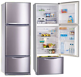 (image for) Mitsubishi MR-V45U 385-Litre 3-Door Refrigerator