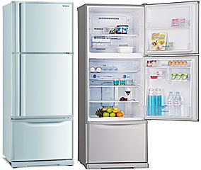 (image for) Mitsubishi MR-V50B 412-Litre 3-Door Refrigerator
