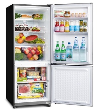 (image for) Panasonic NR-BT269RK 263L ECONAVI 2-door Refrigerator (Metallic Dark Gray color)