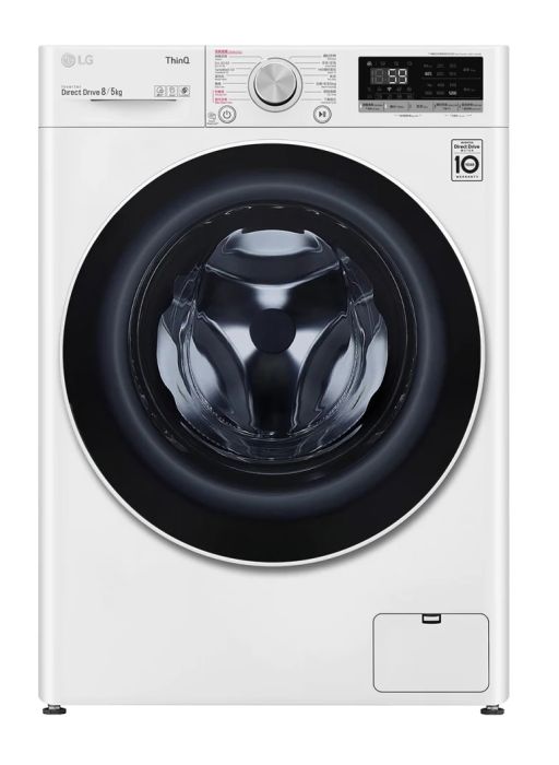 (image for) LG F-C1208V4W 八公斤(洗)/5公斤(乾) 1200轉 Vivace 人工智能洗衣乾衣機 (TurboWash™ 360° 59分鐘速洗) - 點擊圖片關閉視窗