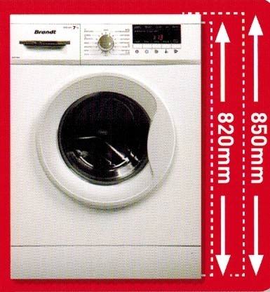 (image for) 白朗 BWF710AX 七公斤 1000轉 前置式 洗衣機