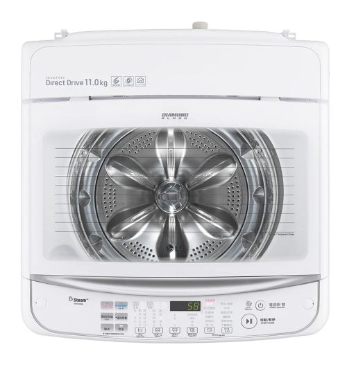 (image for) LG WT-S11WH 11kg 950rpm Top Loading Steam Washing Machine with TurboWash3D™