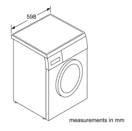 (image for) 西門子 WU12P269BU 九公斤 1200轉 前置式 洗衣機 (820mm高)